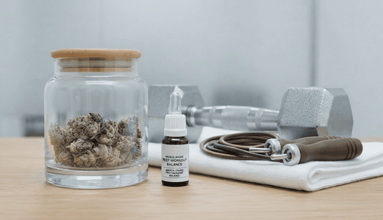 Cannabis vor vs. nach dem Training